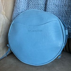 Portland Leather Goods Large Circle ⭕️ Crossbody 🦄 Dream 💭 (🌈 collection)